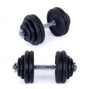 Set jednoručních nakládacích činek 2x 30 kg TRINFIT 30 mm